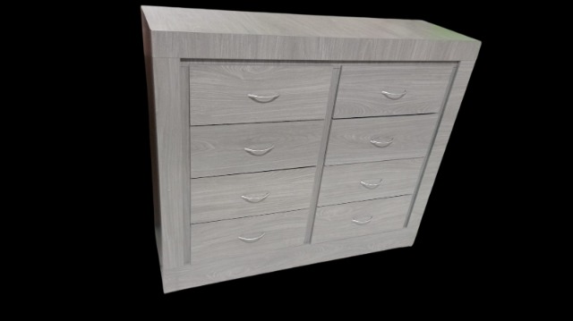 Foto de comodas 8 cajones gris, rosa ,nogal