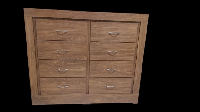 Foto de comodas 8 cajones gris, rosa ,nogal