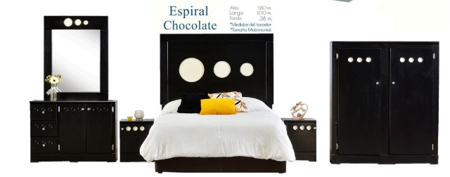 Foto de recámara espiral chocolate