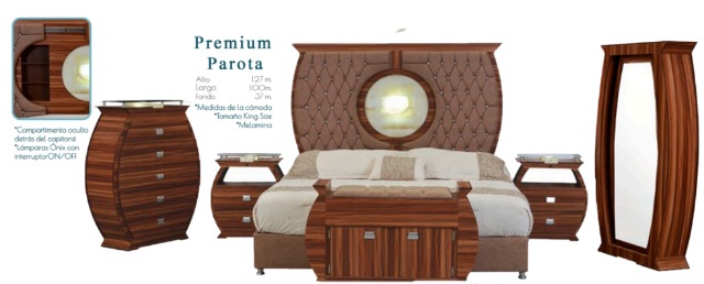 Foto de recámara premium parota