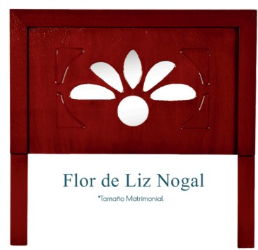 Foto de cabecera flor de liz chocolate/ nogal
