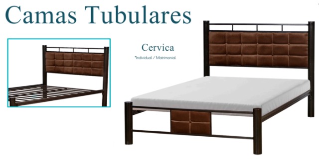 Foto de cama tubular cervica