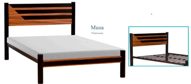 Foto de cama tubular musa
