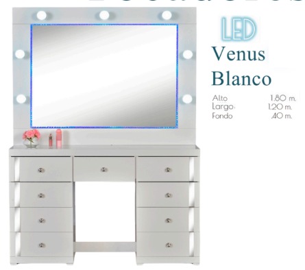 Foto de tocador venus chocolate/ blanco