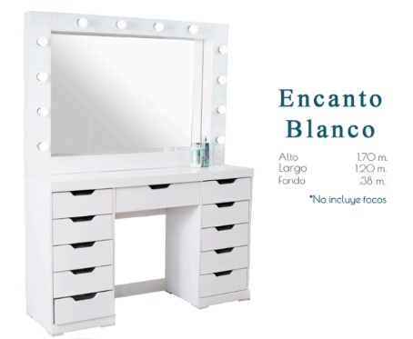 Foto de tocador encanto chocolate / blanco