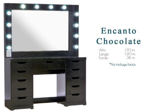 Foto de tocador encanto chocolate / blanco