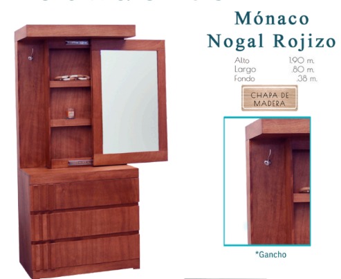 Foto de tocador mónaco roble clásico / nogal rojizo