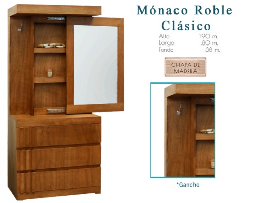 Foto de tocador mónaco roble clásico / nogal rojizo