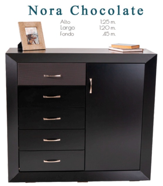 Foto de cómoda nora chocolate