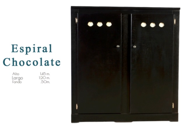 Foto de ropero espiral chocolate