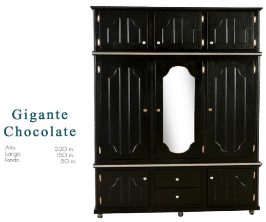 Foto de ropero gigante chocolate