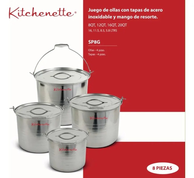Foto de juego de ollas kitchenette