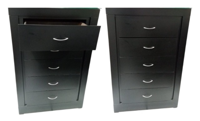 Foto de comoda cubo chocolate