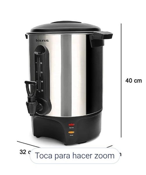 Foto de cafetera taurus 60 tzas