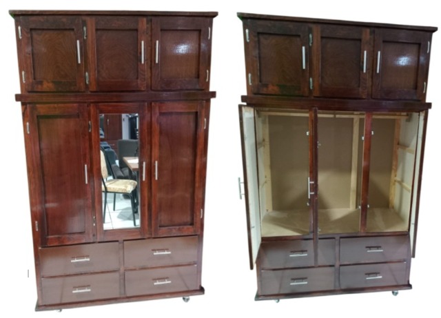 Foto de ropero maletero 2pz nogal