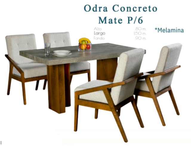 Foto de odra concreto mate p/6