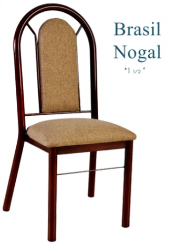 Foto de silla brasil nogal