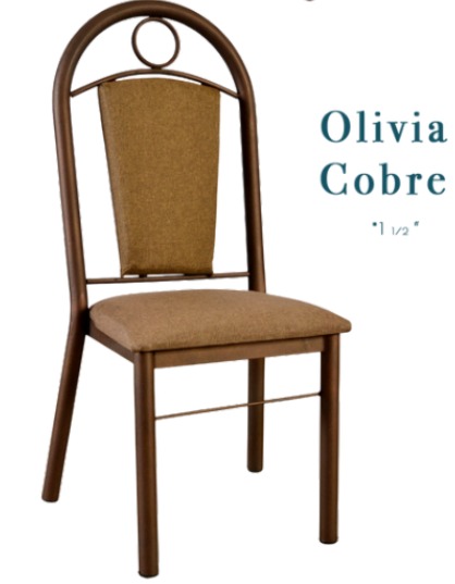 Foto de silla olivia cobre