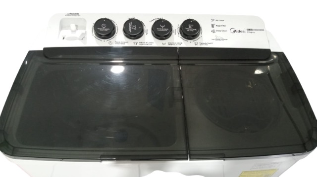 Foto de lavadora midea 13  kg doble tina