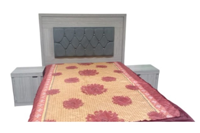 Foto de recamara edith gris matrimonial