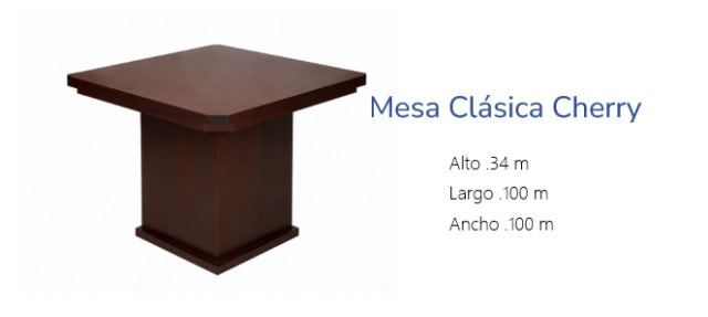 Foto de mesa clàsica cherry
