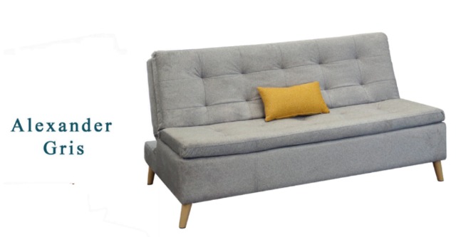 Foto de sofá cama alexander chocolate / gris