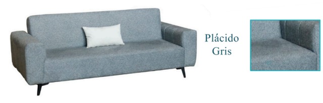 Foto de sofá cama plácido gris