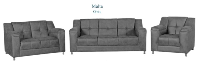 Foto de sala malta gris